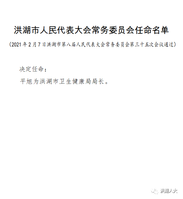 洪湖市计生委最新人事任命揭晓及未来展望